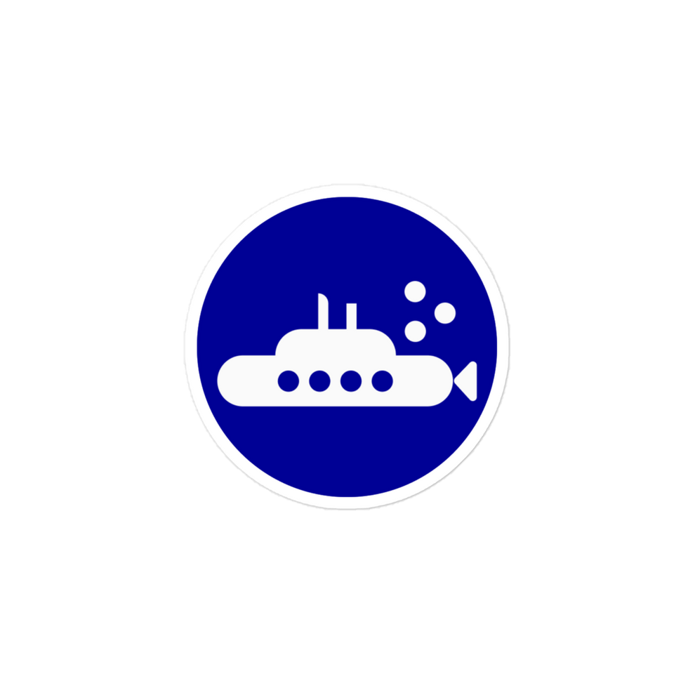 Submarine Logo Sticker – Fyra Shop